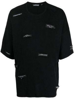 Mostly Heard Rarely Seen t-shirt à patchs logo - Noir