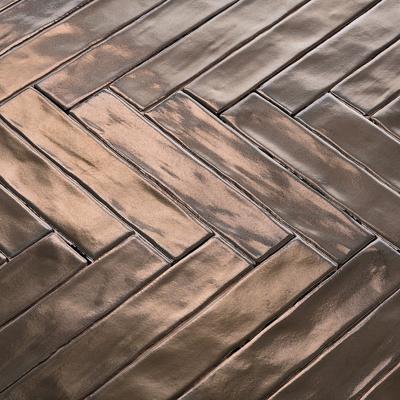 Dateg Wandtegel Handvorm Aged Bronze 5x25