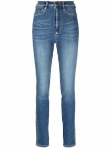 Philipp Plein jean skinny à taille haute - Bleu
