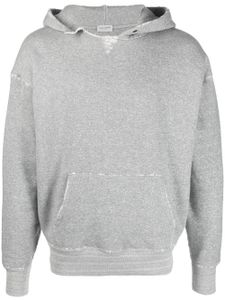 Saint Laurent hoodie en jersey de coton - Gris