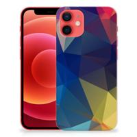 iPhone 12 Mini | TPU Hoesje | Polygon Dark