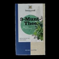 3 Munt-thee bio 18 Zakjes