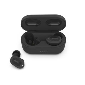 Belkin SOUNDFORM Play Headset Draadloos In-ear Oproepen/muziek USB Type-C Bluetooth Zwart