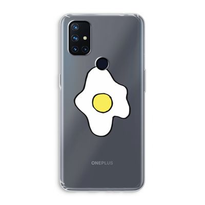 Spiegelei: OnePlus Nord N10 5G Transparant Hoesje