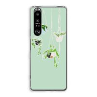 Hang In There: Sony Xperia 1 III Transparant Hoesje