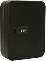 Sleutelkast met combinatieslot, voor 48 sleutels, zwart