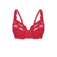 Sassa Mode beugelbh Classic Lace rood - thumbnail