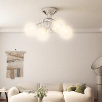 VidaXL Plafondlamp met gaasdraad kappen voor 4 x g9 led