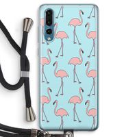 Anything Flamingoes: Huawei P20 Pro Transparant Hoesje met koord