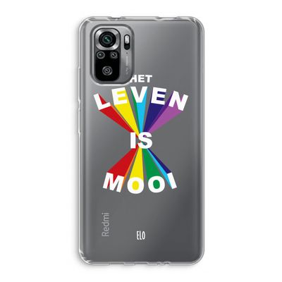 Het Leven Is Mooi: Xiaomi Redmi Note 10S Transparant Hoesje