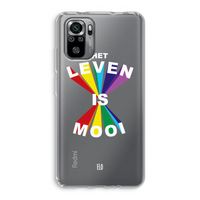 Het Leven Is Mooi: Xiaomi Redmi Note 10S Transparant Hoesje