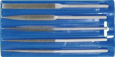 Promat Diamant-habilisvijlenset | lengte 215 mm 5-delig | D 126 | D 126 - 4000840654 4000840654