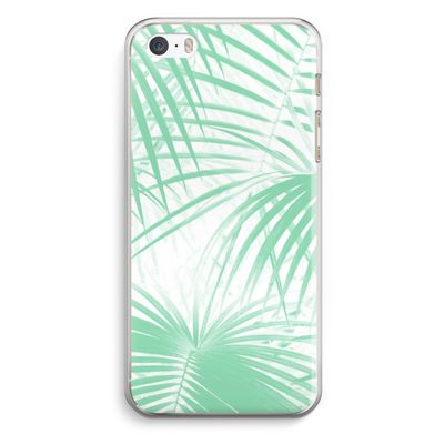 Palmbladeren: iPhone 5 / 5S / SE Transparant Hoesje