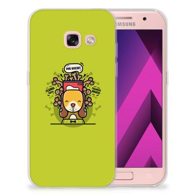 Samsung Galaxy A3 2017 Telefoonhoesje met Naam Doggy Biscuit Samsung Galaxy A3 2017 Telefoonhoesje met Naam Doggy Biscuit