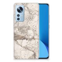 Xiaomi 12 | 12X | TPU | Siliconen hoesje | Marmer Beige