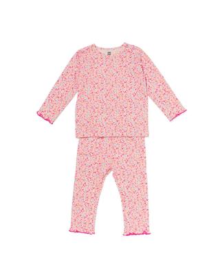 HEMA Babypyjama bloemen multicolor (multicolor)