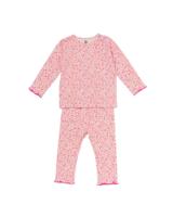 HEMA Babypyjama bloemen multicolor (multicolor)