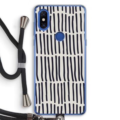 Moroccan stripes: Xiaomi Mi Mix 3 Transparant Hoesje met koord