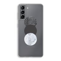 Marmeren cirkels: Samsung Galaxy S21 Transparant Hoesje