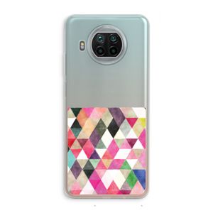 Gekleurde driehoekjes: Xiaomi Mi 10T Lite 5G Transparant Hoesje