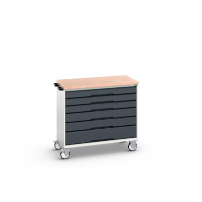 Bott Verso Mobiele Kast | 1050x600x980mm | 6 Laden | MPX Top | RAL 7016 - 16927054.19