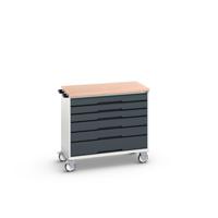 Bott Verso Mobiele Kast | 1050x600x980mm | 6 Laden | MPX Top | RAL 7016 - 16927054.19