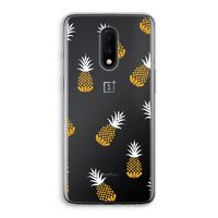 Ananasjes: OnePlus 7 Transparant Hoesje