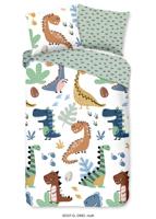 Good Morning Kinderdekbedovertrek "dino&apos;s" - Multi - (140x200/220 cm) - Katoen