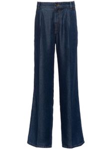 Miu Miu jean ample à taille haute - Bleu