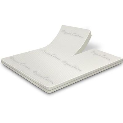 Splittopper Organic Cotton Traagschuim 140x210 dikte 7 cm Splittopper Organic Cotton Traagschuim 140x210 dikte 7 cm