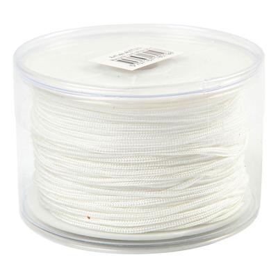 Creativ Company Polyester koord wit 1 mm, 50m