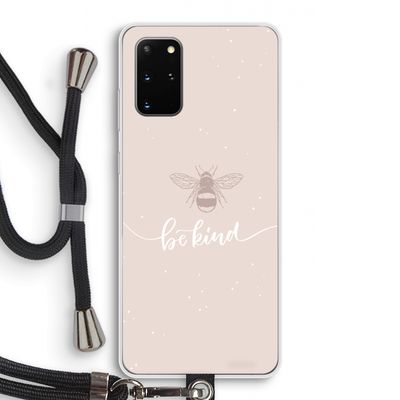 Be(e) kind: Samsung Galaxy S20 Plus Transparant Hoesje met koord