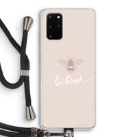 Be(e) kind: Samsung Galaxy S20 Plus Transparant Hoesje met koord