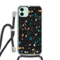 Terrazzo N°10: iPhone 11 Transparant Hoesje met koord