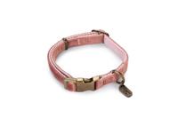 Beeztees Designed by Lotte Velura Hondenhalsband Fluweel Roze 26-40cm x15mm