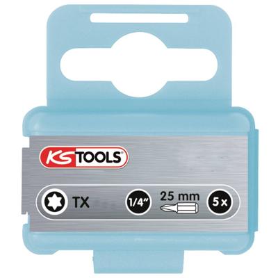 KS Tools 910.2335 9102335 Torx-bit T 40 RVS V2A Roestvast C 6.3 5 stuk(s)