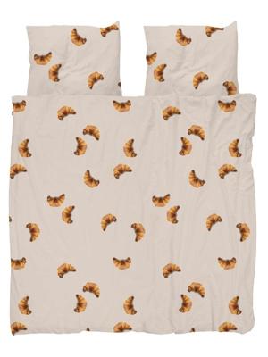 Snurk Croissants Beige dekbedovertrek
