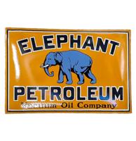 Elephant Petroleum Emaille Bord - 60 x 40cm Elephant Petroleum Emaille Bord - 60 x 40cm