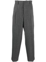 Golden Goose mélange-effect tapered trousers - Gris