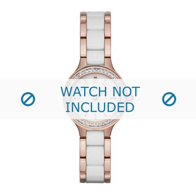 Horlogeband DKNY NY2496 Keramiek Wit 8mm
