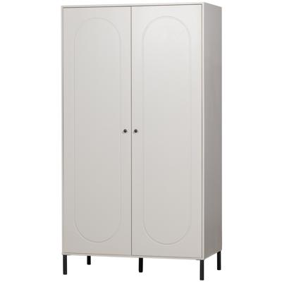 WOOOD Kledingkast 'Xina' Grenenhout, kleur Wolkengrijs