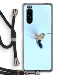 Kolibri: Sony Xperia 5 Transparant Hoesje met koord