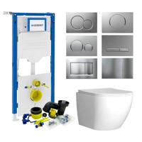 Geberit UP320 Toiletset Compleet | Inbouwreservoir | Mudo Randloos | Drukplaat