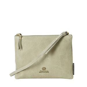 Fred de la Bretoniere leren crossbody tas olijfgroen Fred de la Bretoniere leren crossbody tas olijfgroen