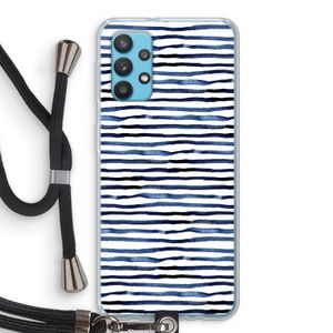 Verrassende lijnen: Samsung Galaxy A32 4G Transparant Hoesje met koord