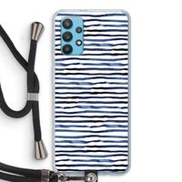 Verrassende lijnen: Samsung Galaxy A32 4G Transparant Hoesje met koord
