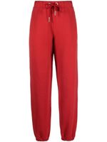 Moncler pantalon de jogging à lien de resserrage - Rouge