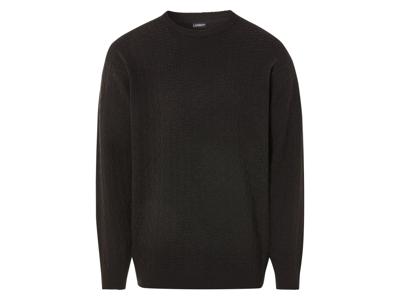 LIVERGY Heren gebreide trui (XL, Zwart)