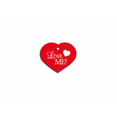 Naamplaatje Imarc Heart Rood
