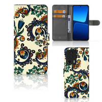 Wallet Case Xiaomi 13 Lite Barok Flower - thumbnail